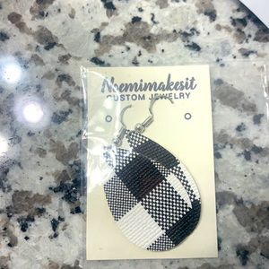 Faux Leather Earrings